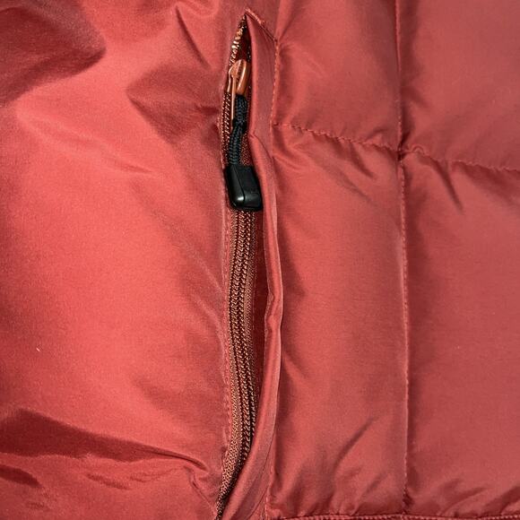 Eddie Bauer Quilted Goose Down Mens Vest Jacket Sportsman Lightweight XL Red - Picture 4 of 11